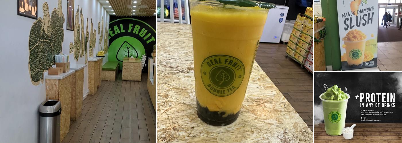 Real Fruit Bubble Tea Menu