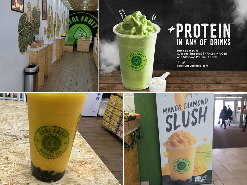 Real Fruit Bubble Tea Menu