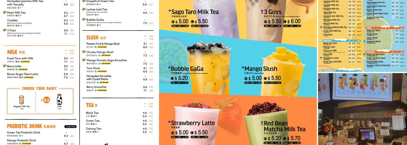 CoCo Fresh Tea & Juice Menu