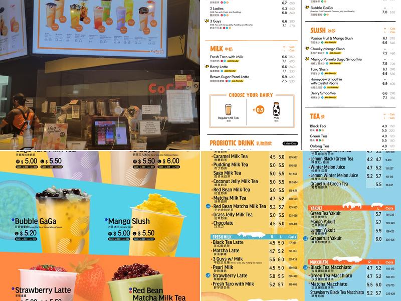 CoCo Fresh Tea & Juice Menu