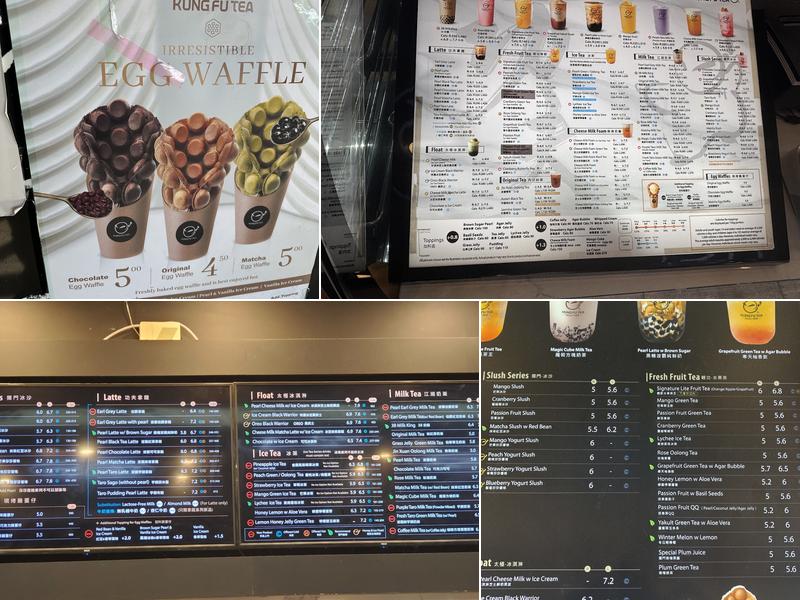 Kung Fu Tea on Peel (Brampton) Menu