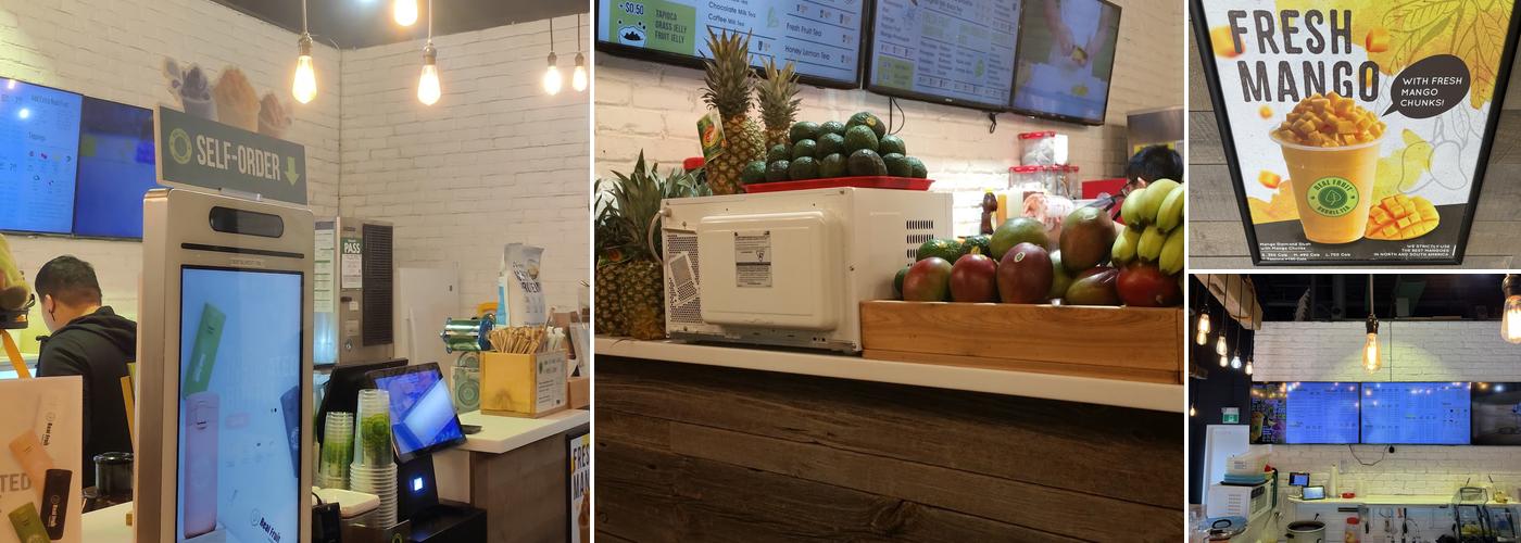 Real Fruit Bubble Tea Menu