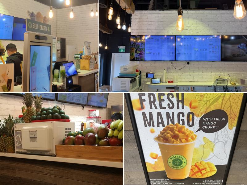 Real Fruit Bubble Tea Menu