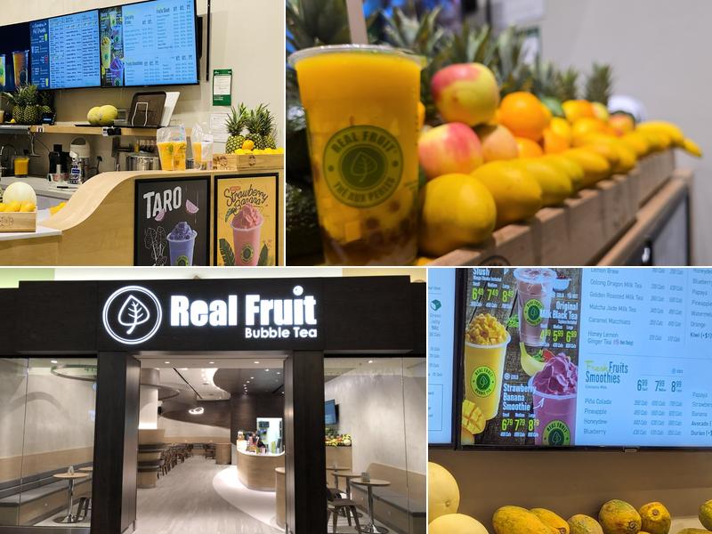Real Fruit Bubble Tea Menu