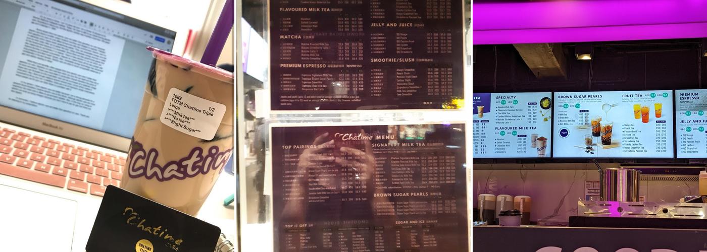 Chatime Menu