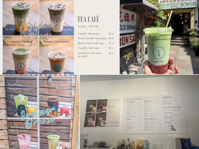 ICHA TEA Menu