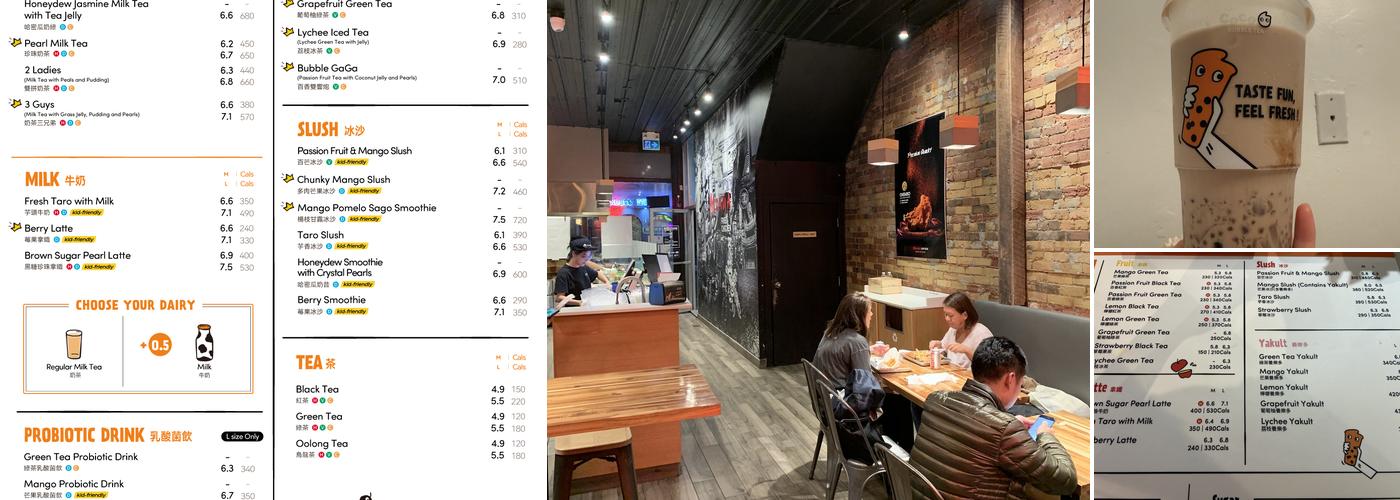 CoCo Fresh Tea & Juice Menu