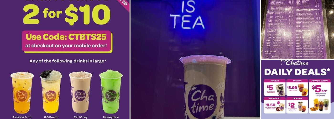 Chatime Menu