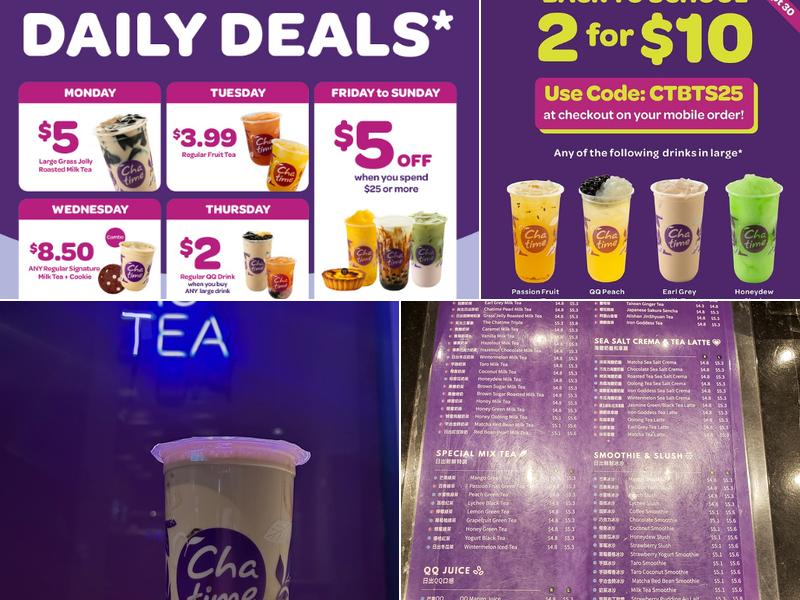 Chatime Menu