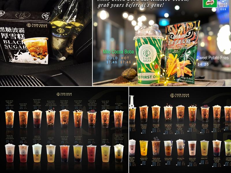 Tiger Sugar - Aurora Menu