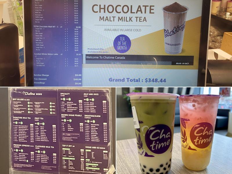 Chatime Menu