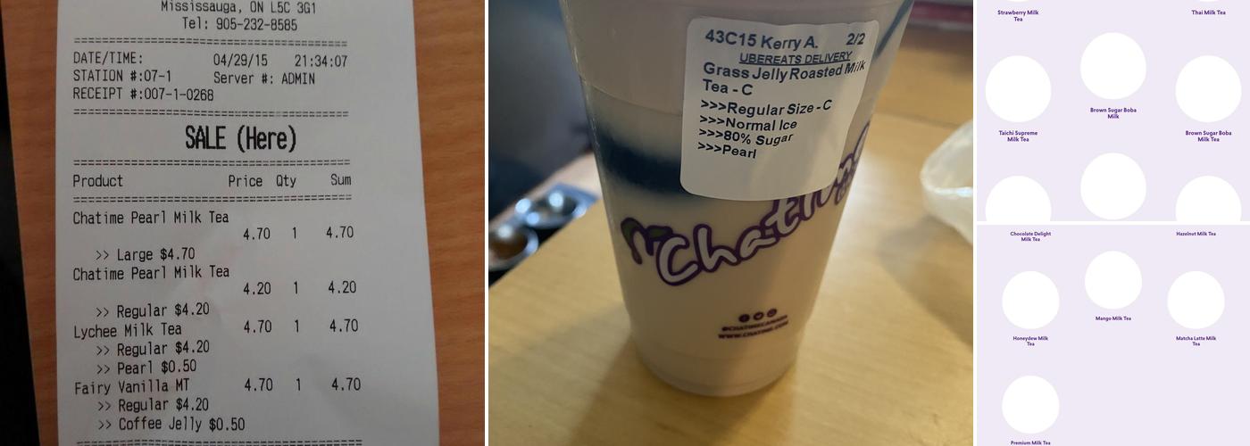 Chatime Menu