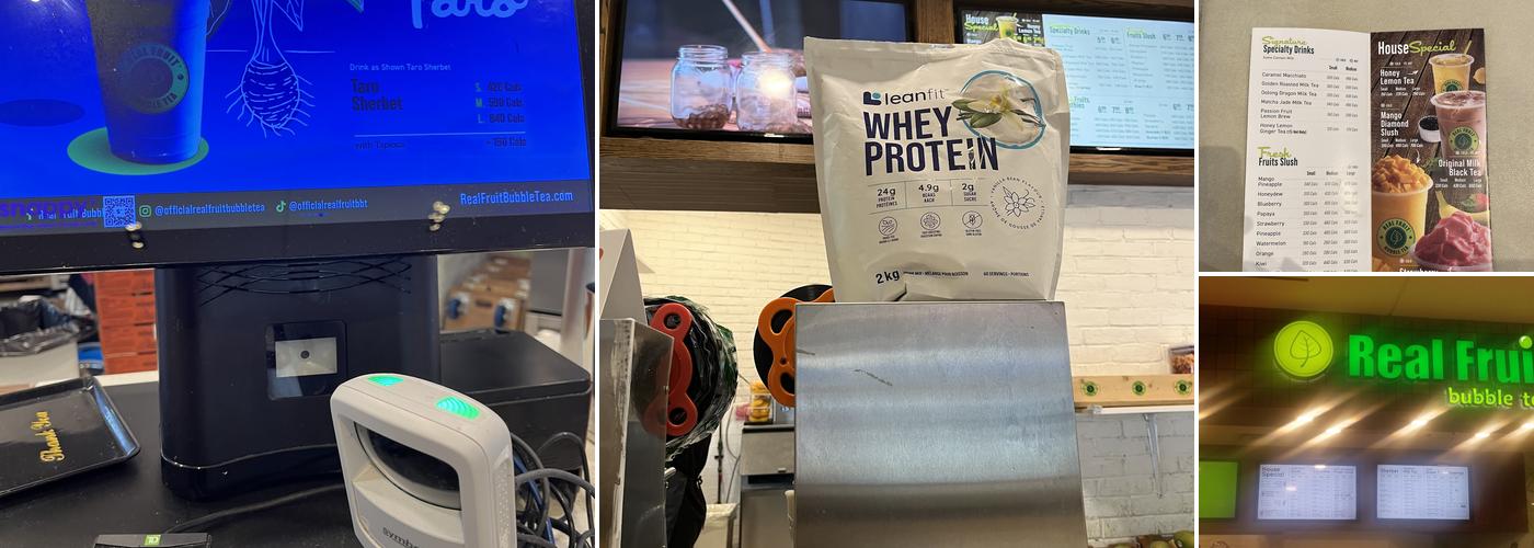 Real Fruit Bubble Tea Menu