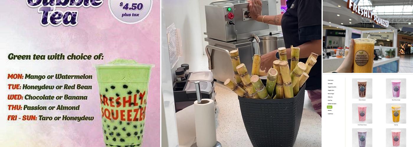 Freshly Squeezed Menu