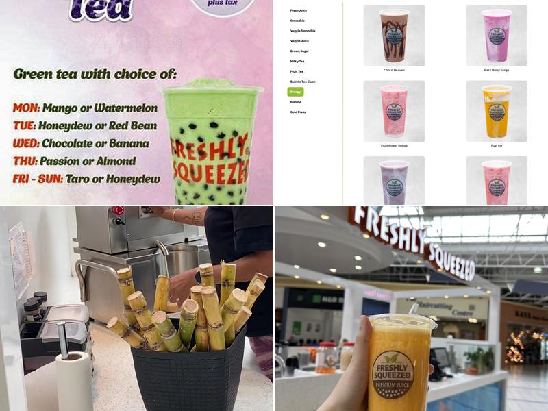 Freshly Squeezed Menu