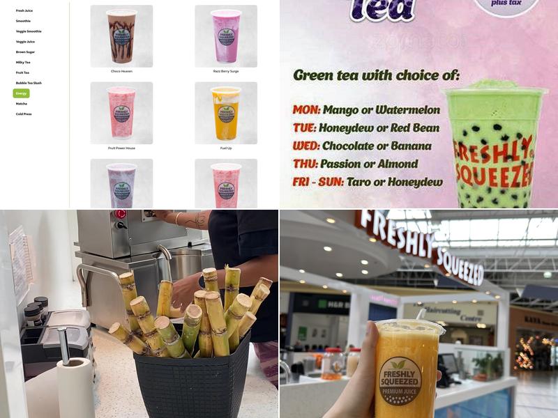 Freshly Squeezed Menu