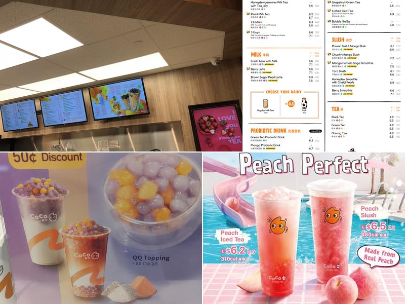 CoCo Fresh Tea & Juice Menu