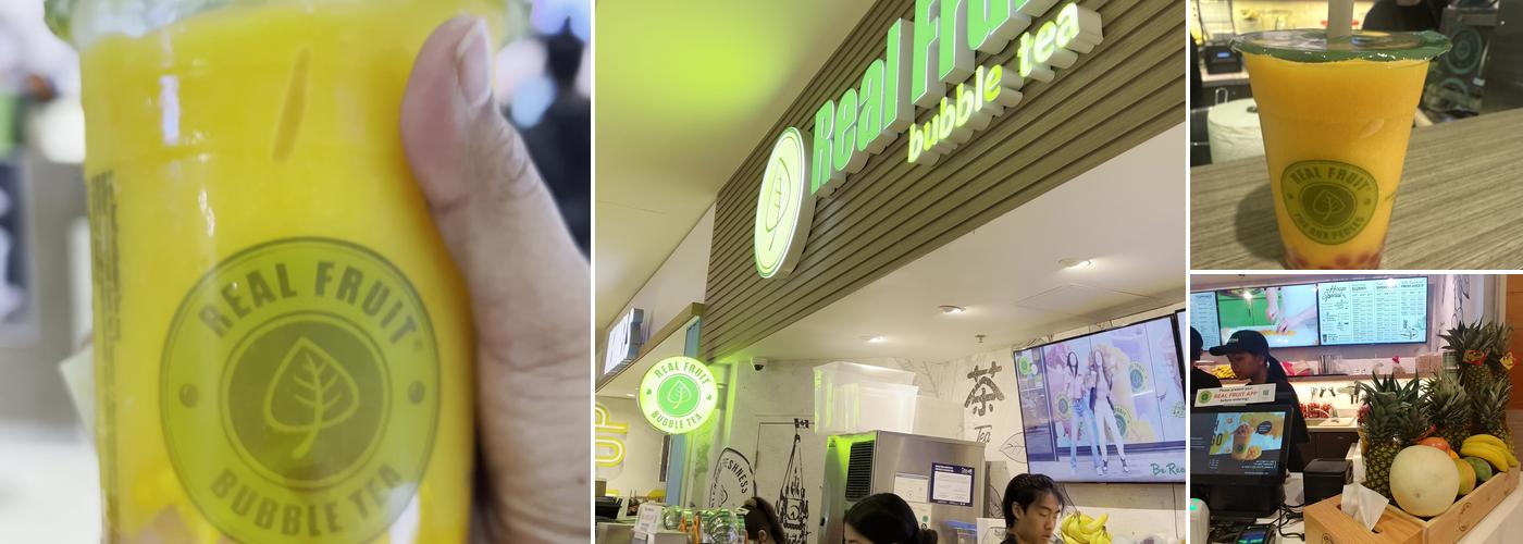 Real Fruit Bubble Tea Menu