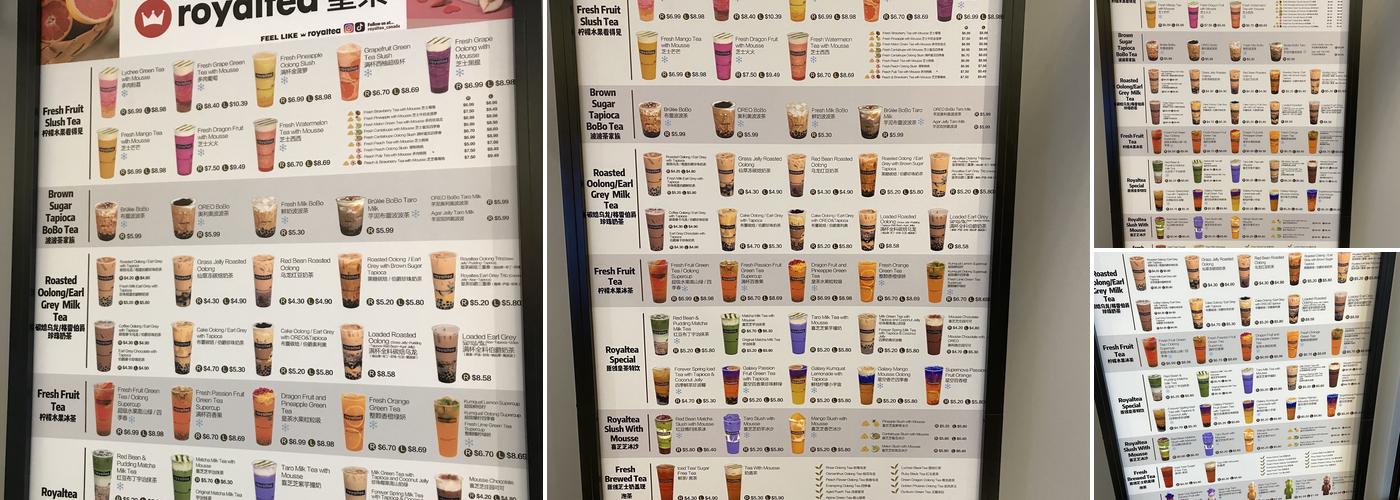 Royaltea (Yonge Finch) Menu