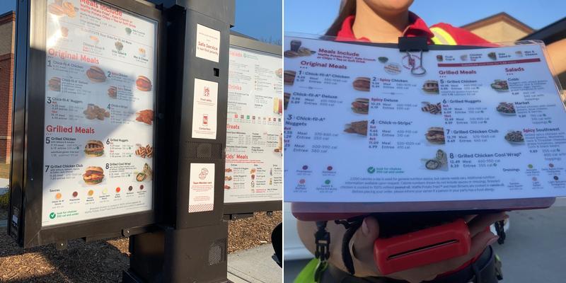 Chick-fil-A Menu