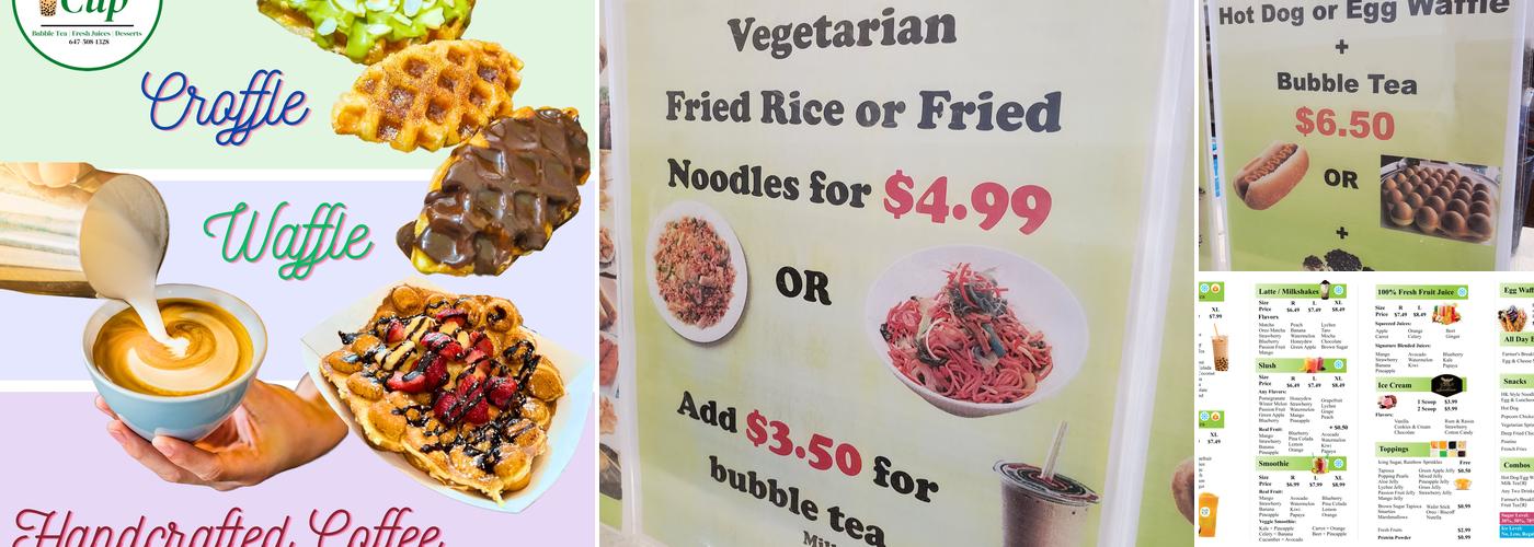 Fresh Cup - Bubble Tea Store Menu