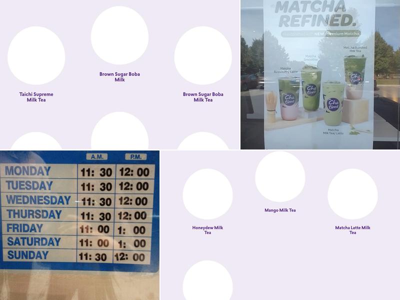 Chatime Menu