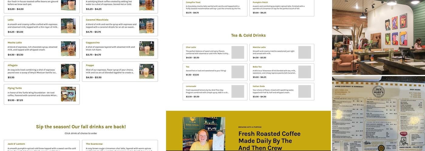 Jack & Mary's Menu