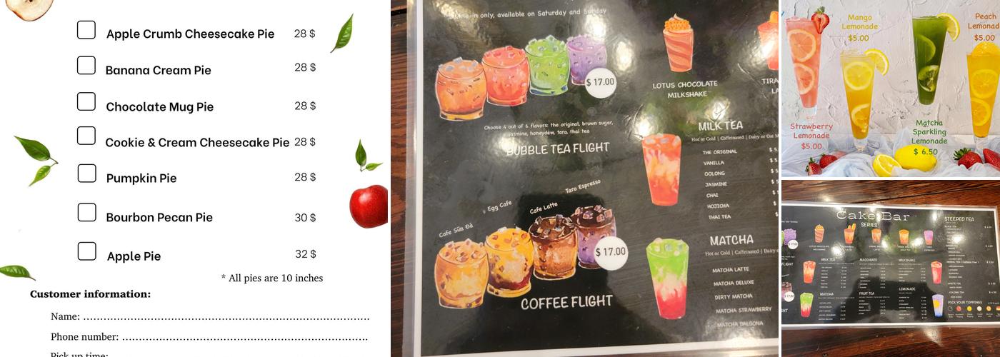 Cake Bar - Salt City Market Menu