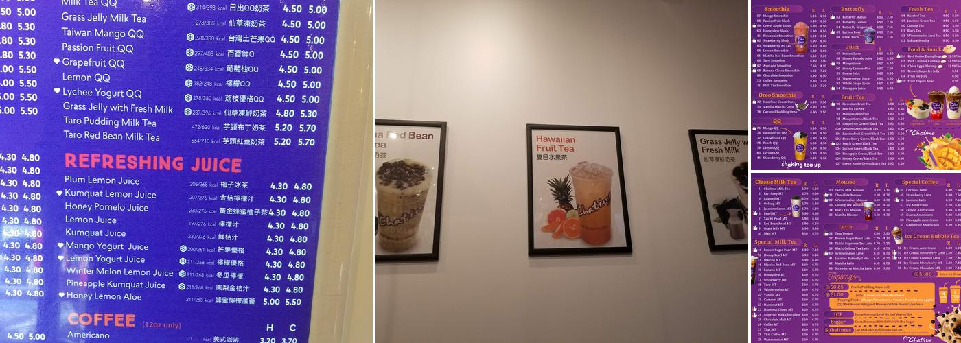 Chatime Menu