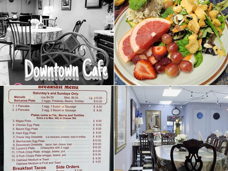 Downtown Cafe Menu