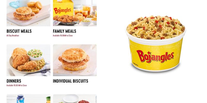 Bojangles Menu
