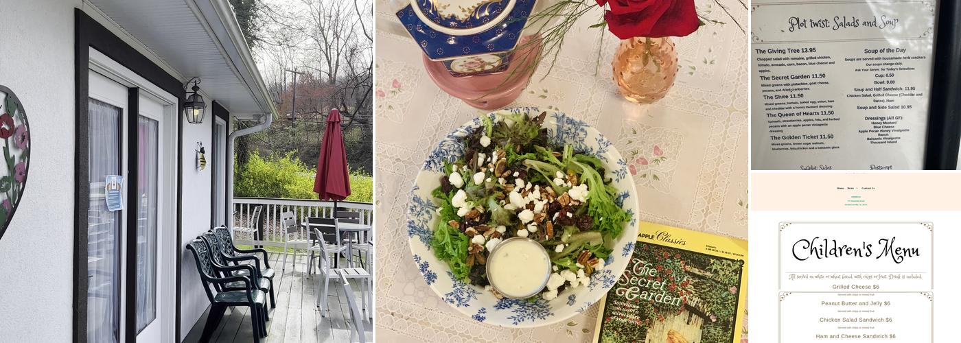 The Book and Bee Cafe and Tea Menu