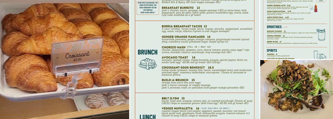 Ancora Cafe + Bakery Menu