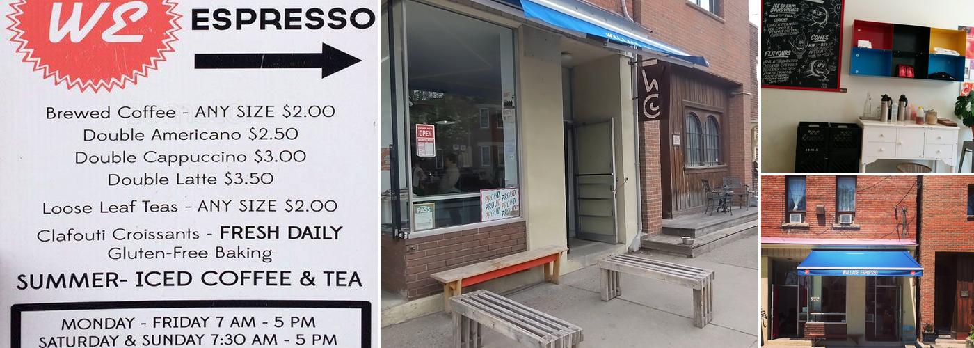 Wallace Espresso Menu