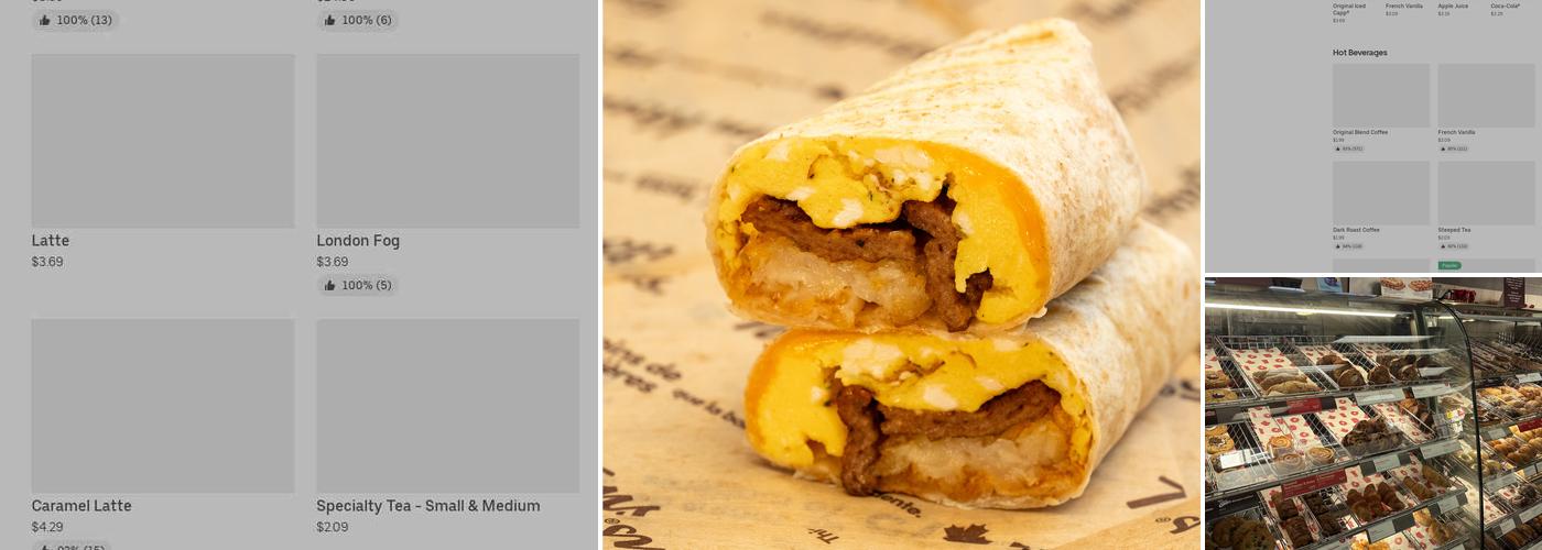 Tim Hortons Menu