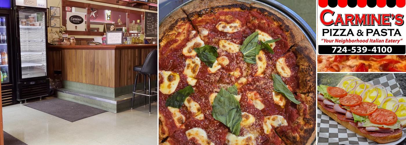 Carmine’s Pizza & Pasta Menu