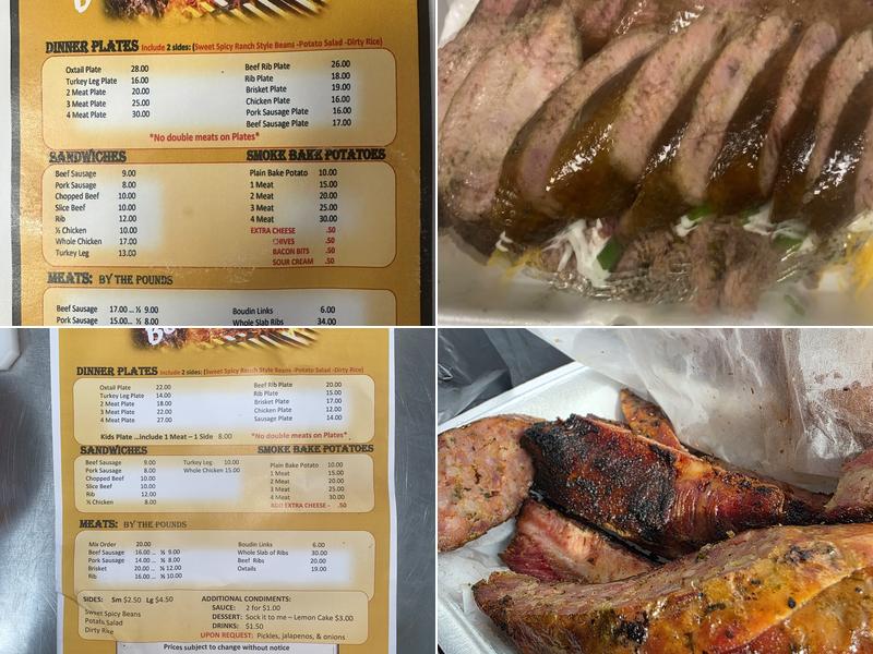 BOUTTE'S BBQ, LLC Menu