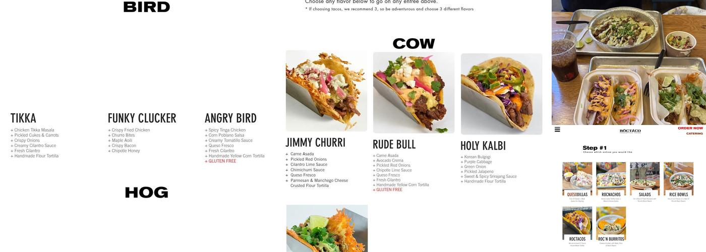 ROCTACO Menu