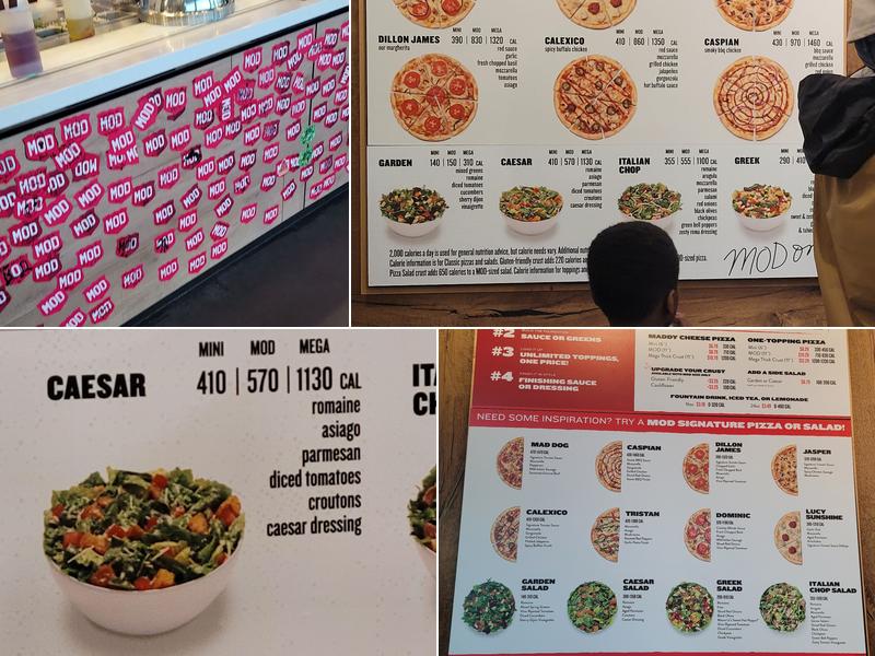 MOD Pizza Menu