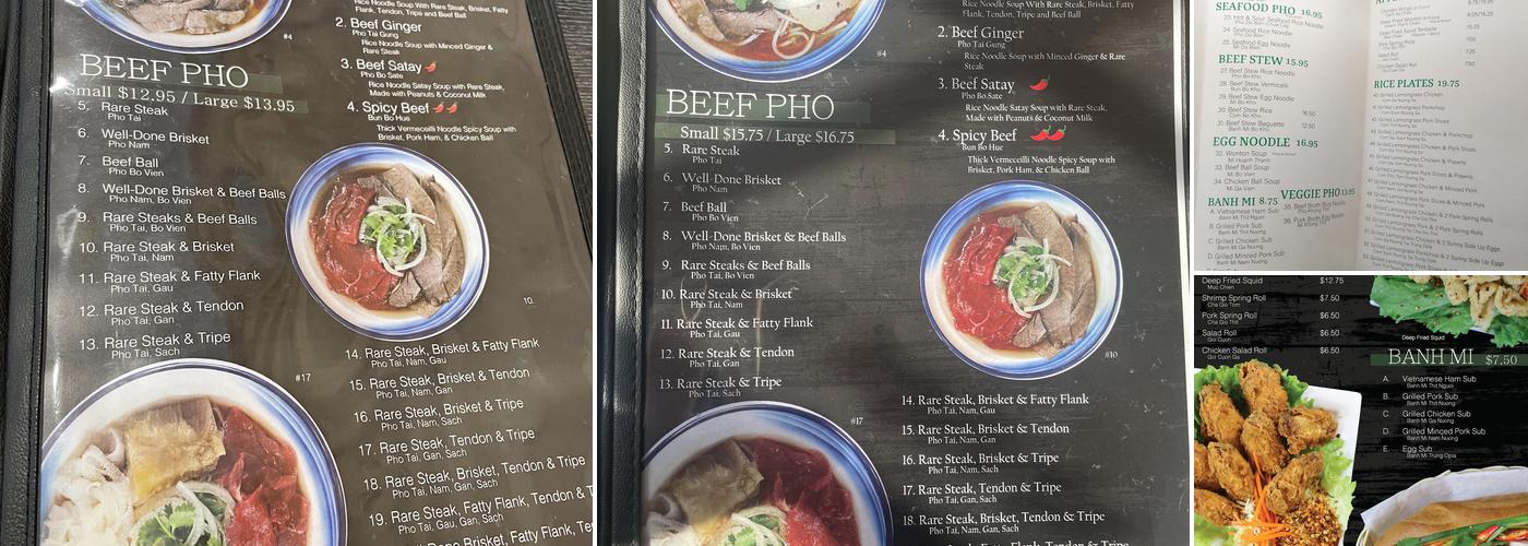 Pho Super Bowl (Coquitlam) Menu