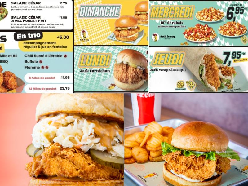 Jack Le Coq Menu