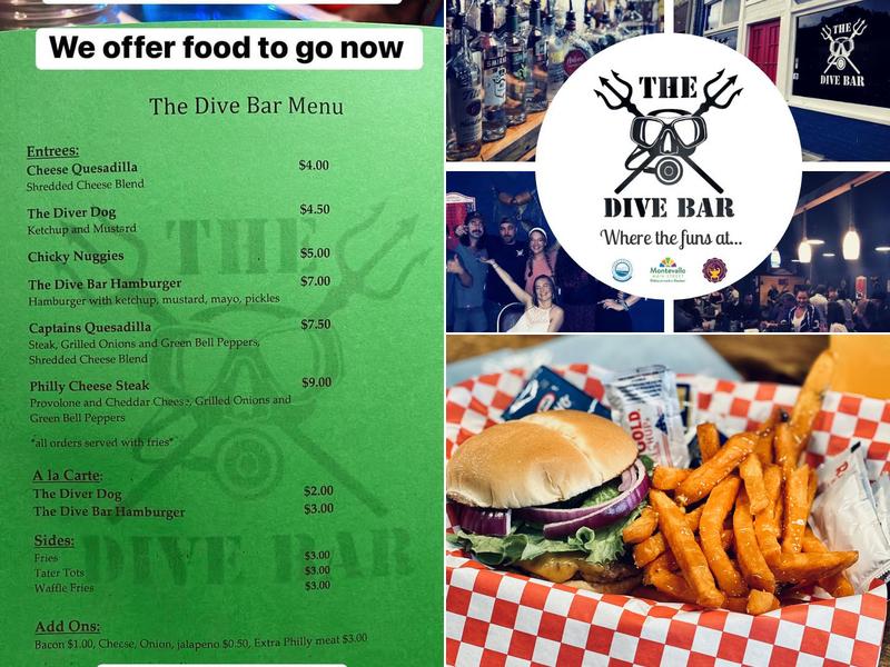 The Dive Bar LLC Menu