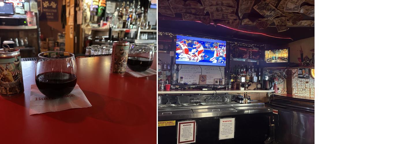 Maverick Saloon Menu