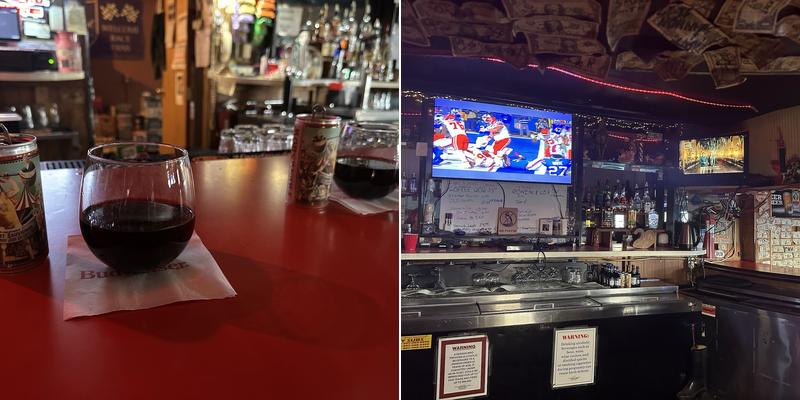 Maverick Saloon Menu