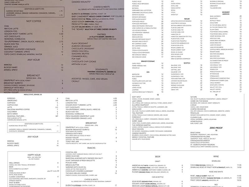 The Wild Menu