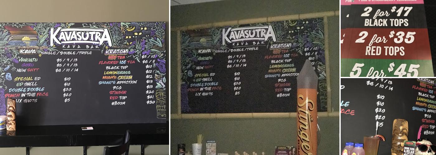 Kavasutra Kava Bar Royal Palm Menu