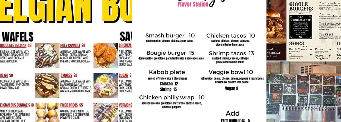 Dented Keg Ale Works Menu