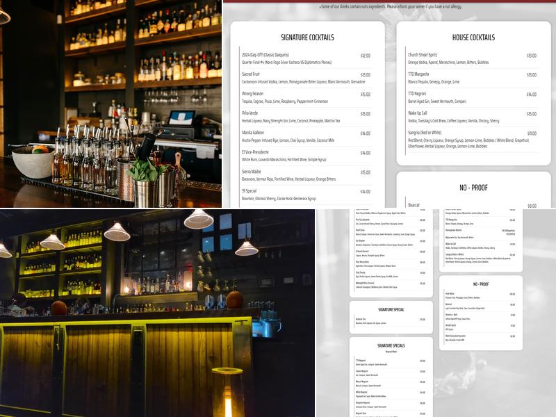 The Third Door Menu