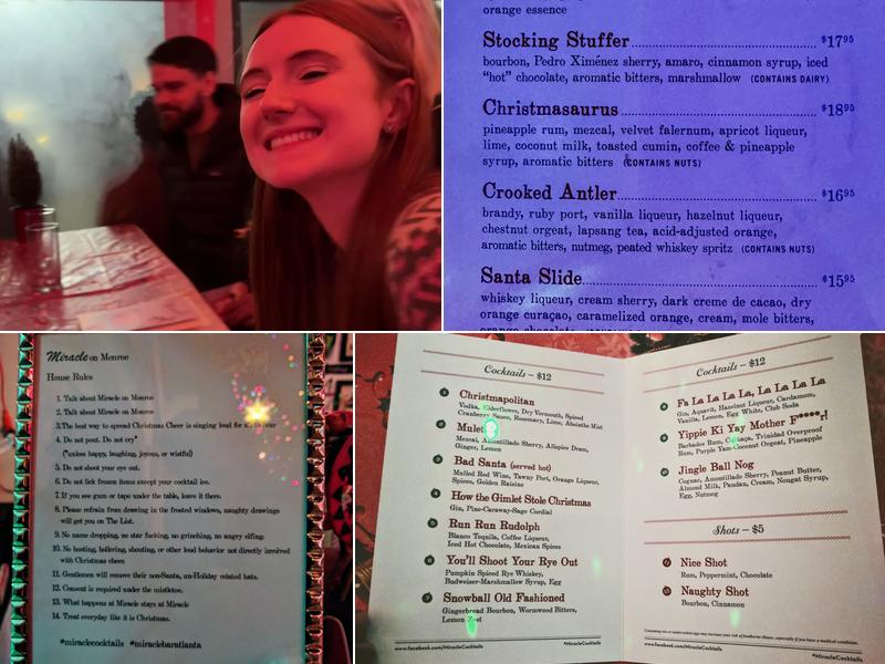 Miracle Bar Atlanta Menu