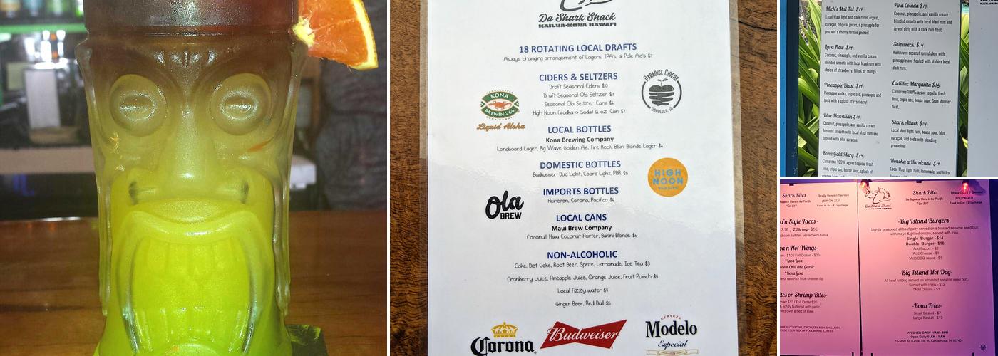 Da Shark Shack Menu